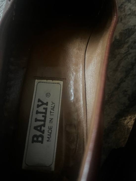 Bally Italy Dark Brown Leather Tassel Loafers 7.5 EUC ( vintage) main image 9